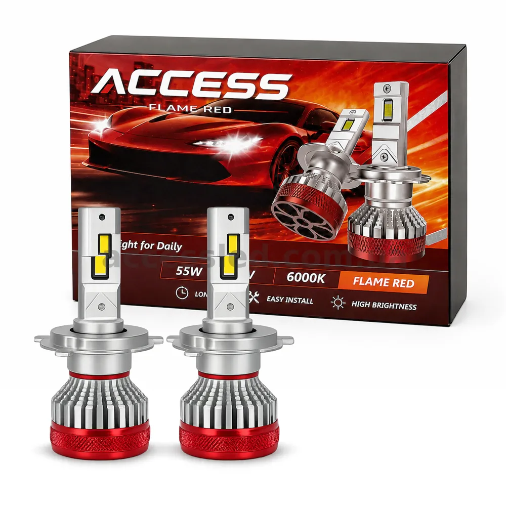 Світлодіодні (LED) лампи Access FLAME RED H4 55W 6000K