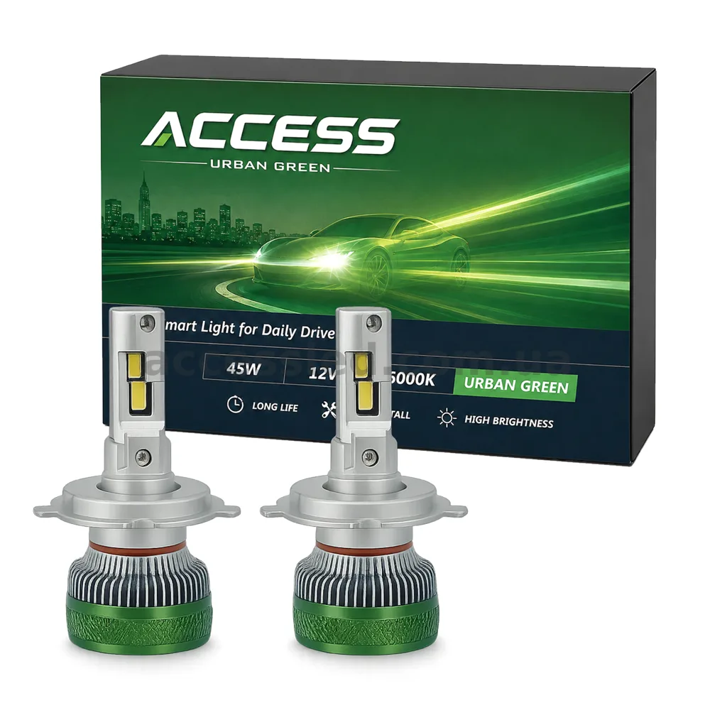 Світлодіодні (LED) лампи Access URBAN GREEN H4 45W 6000K