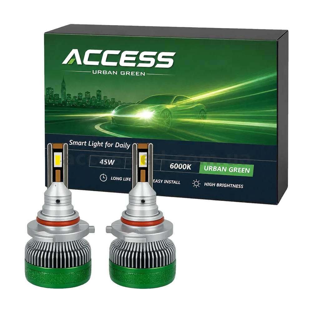 Світлодіодні (LED) лампи Access URBAN GREEN HB3 (9005), HB4 (9006) 45W 6000K