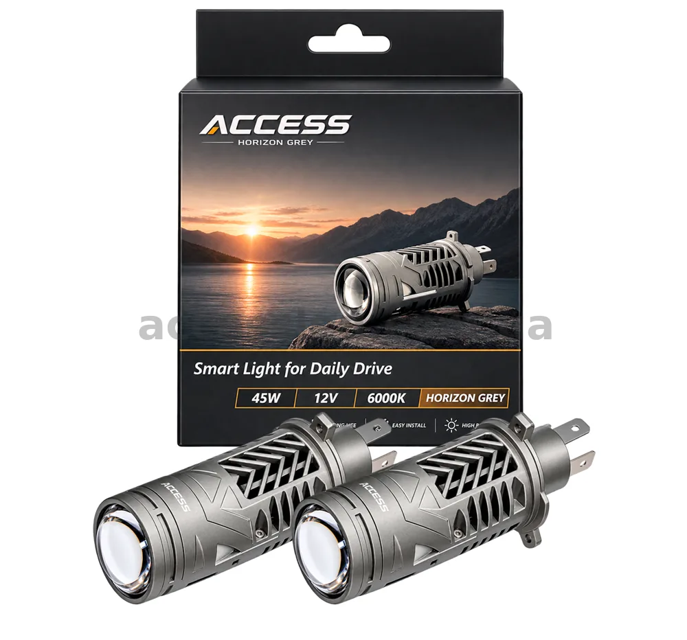 Світлодіодні лінзовані (LED) лампи Access HORIZON GREY H4 45W 6000K